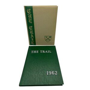 1961 1962 Berkshire School The Trail Yearbooks Sheffield MA Peter Kellogg Prep
